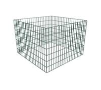 vidaXL 141206 - Compostiera in Acciaio, 100 x 100 x 70 cm, 100 x 100 x 70 cm