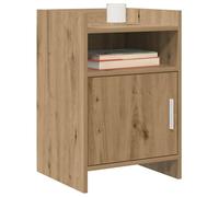 vidaXL 2 comodini in rovere artigianale, 40 x 36 x 60 cm,