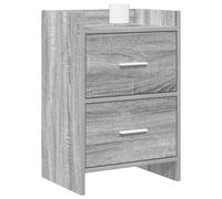 vidaXL 2 comodini Sonoma grigio, 40 x 30 x 60 cm,