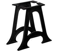 vidaXL - 2 gambe per tavolino da caffè con base ad arco e supporto per scrivania in ghisa