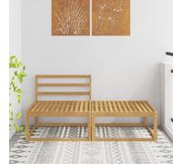 vidaXL 2 PEZZI Poggiapiedi da esterno in poliestere bianco, mobili moderni per giardino e balcone, design modulare esterno, sezionale durevole e flessibile.