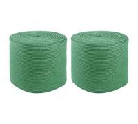 vidaXL 2 pz 2 mm Verde 100% juta Tossa
