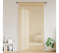 vidaXL 2 Pz Tende a Fili 100x250 cm Beige