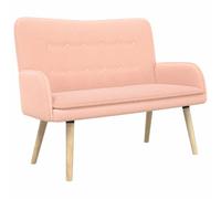 vidaXL Divano a 2 Posti Rosa 115 x 61 x 87 cm Bouclé, Soggiorno, design rettangolare moderno per spazi ampi, comfort e relax, perfetto per ritrovi nel 2023
