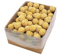 vidaXL 200x Palline di Grasso e Semi per Uccelli Semini Alimenti Allevamento Becchime Grano Mais Calcio Girasole Sorgo Cibo Animali