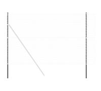 vidaXL 210 cm, in acciaio verniciato a polvere, resistente alla ruggine e alla corrosione. Facile da montare e offre protezione dai raggi UV. Contiene 2 tappi