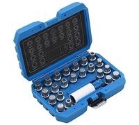 vidaXL 23x Bussole per Rimozione Dadi Set Attrezzi Garage Estrattore Dadi Auto