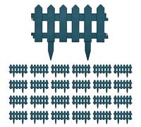 vidaXL 25x Bordature per Prato Design Tradizionale ad Incastro Robuste Eleganti Bordo Giardino Recinzione Confine Erba Aiuole Verde 10 m in PP