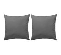 vidaXL 2X Cuscini da Esterno Grigio Cuscinetti Guanciali Decorativi Giardino