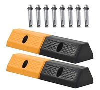 vidaXL 2X Delimitatori di Parcheggio Gomma 49x15x9 cm Accessori Garage Veicoli