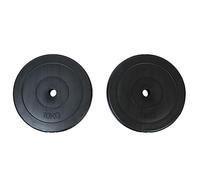 vidaXL 2x Dischi Bilancieri Fitness 2x10 kg Pesi Gommati Manubri Allenamento