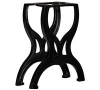 vidaXL 2x Gambe per Panca a Forma di X in Ghisa Supporti Sostegni per Sedia