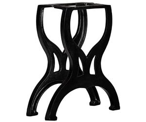 vidaXL 2x Gambe per Panca a Forma di X in Ghisa Supporti Sostegni per Sedia