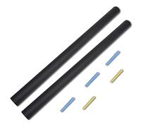 vidaXL 2X Lavagna Autoadesiva Nera in PVC 0,6x3 m con Gesso Lavagna da Parete