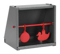 vidaXL 2X Set Bersagli Magnetici Tondi e a Forma di Papera Autoportanti/a Muro Gioco all'Aperto Tiro a Segno per Armi ad Aria Compressa in Acciaio