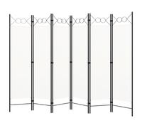 vidaXL 3/4/5/6x Paravento a 6 Pannelli Nero 240x180cm Divisorio Diversi Colori