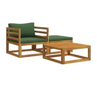 vidaXL 3 pz Set divano componibile con cuscini