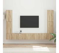 vidaXL 4 pcs Rovere Sonoma