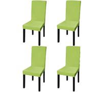 vidaXL 4X Coprisedia Elastica Casa Festa Verde Vestisedia Fodera per Sedie
