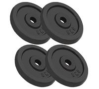 vidaXL 4X Dischi per Pesi 4x5 kg Disco Bilanciere in Ghisa Pesi Massa Muscolare