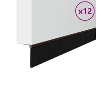 vidaXL 6 guarnizioni autoadesive per spazzolini da porta, marrone, 100 cm, altre idee di design rettangolari e moderne, tra cui mobili, arte e illuminazione