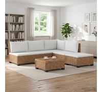 vidaXL 6 pz Set Lounge in Rattan con Cuscini GENDT Rattan naturale