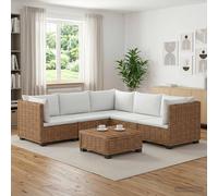 vidaXL 6 pz Set Lounge in Rattan con Cuscini GENDT Rattan naturale