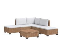 vidaXL 6 pz Set Lounge in Rattan con Cuscini GENDT Rattan naturale