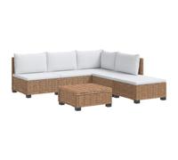 vidaXL 6 pz Set Lounge in Rattan con Cuscini GENDT Rattan naturale