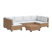 vidaXL 7 pz Set Lounge in Rattan con Cuscini GENDT Rattan naturale