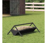 vidaXL Abbeveratoio per bestiame Nero 111 x 76 x 38 cm 10 kg