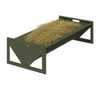 vidaXL Abbeveratoio per bestiame verde oliva 108 x 50 x 28 cm, giardino e terrazza, moderno, durevole, con design innovativi per spazi esterni confortevoli e una vita elegante