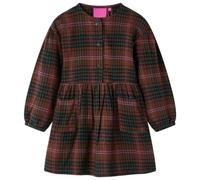 vidaXL Abito da Bambina a Maniche Lunghe Cognac 116