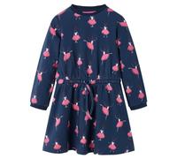 vidaXL Abito da Bambina Blu Marino 128