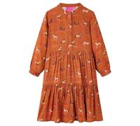vidaXL Abito da Bambina Cognac 140