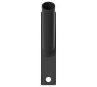 vidaXL Supporto per Asta da Bandiera per Una Bandiera - Si Monta al Muro, Finitura Nera, va Bene per Diverse Bandiere. Ha Un Design Elegante e Resistente, Perfetto per abbellire Il Giardino. È Un AC