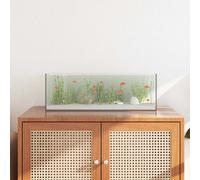 vidaXL Acquario con archiviazione Trasparente 60 x 20 x 20 cm Vetro