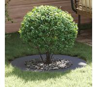 vidaXL adatto per Anelli d'Albero Piatto 5 pcs Antracite Ø50 / 80 cm