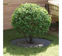 vidaXL adatto per Anelli d'Albero Piatto 5 pcs Antracite Ø60 / 90 cm