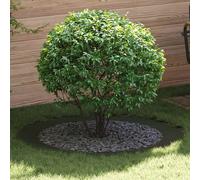 vidaXL Adatto per Anelli d'Albero Piatto 5 PCS Oliver Verde Ø90 / 120 cm, Decorazione Giardino e terrazza, protettore Alberi Resistente, Accessorio Yard, migliora Il Paesaggio