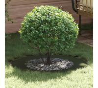 vidaXL adatto per Anelli d'Albero Piatto 5 pz Oliver verde Ø50/80 cm