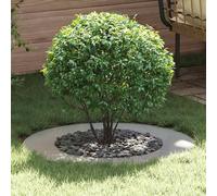 vidaXL adatto per Anello d'Albero Piatto Argento Ø50/80 cm