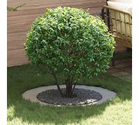 vidaXL adatto per Anello d'Albero Piatto Argento Ø60 / 90 cm