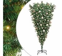 vidaXL Addobbo di Natale Finto con Albero Capovolto e Luci LED Illuminate di