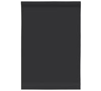 vidaXL Adesivo per Mobili Autoadesivo Nero Opaco 90x500 cm in PVC