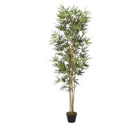 vidaXL Albero Bambù Artificiale 1104 Foglie 180 cm Verde