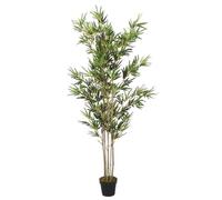 vidaXL Albero Bambù Artificiale 1380 Foglie 200 cm Verde