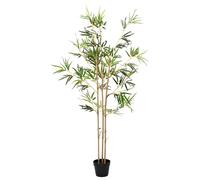 vidaXL Albero di Bambù Verde 55 x 16 x 150 cm Tessuto e Bambù