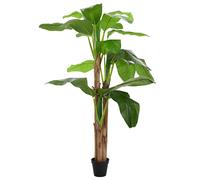 vidaXL Albero di Banana Artificiale Verde 125 x 25 x 250 cm