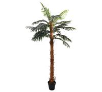 vidaXL Albero di Cocuspalm Artificiale Verde 70 x 20 x 200 cm